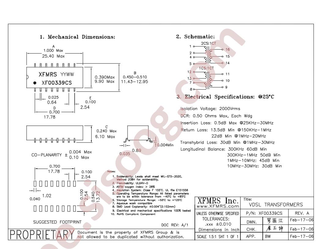 XF00339CS