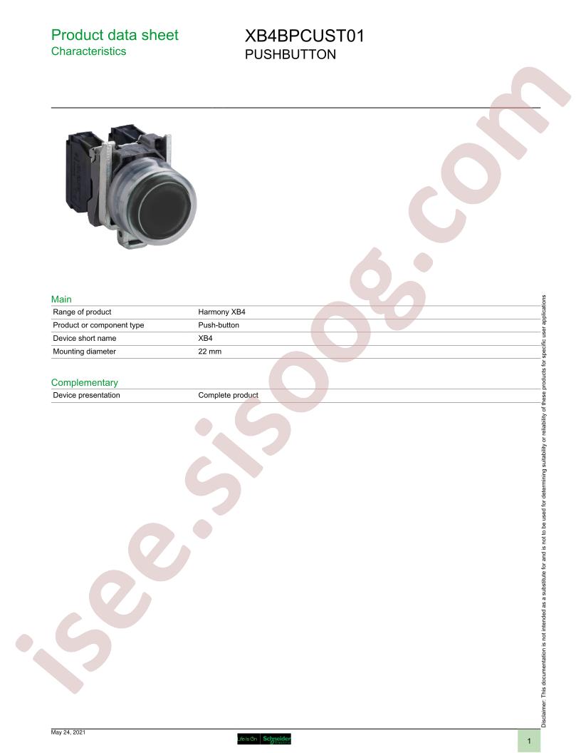 XB4BPCUST01