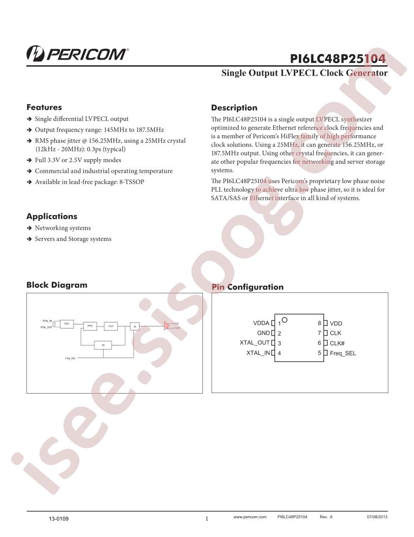 PI6LC48P25104LIE