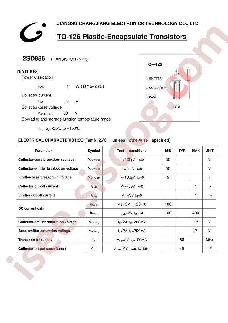 2SD886-TO-126