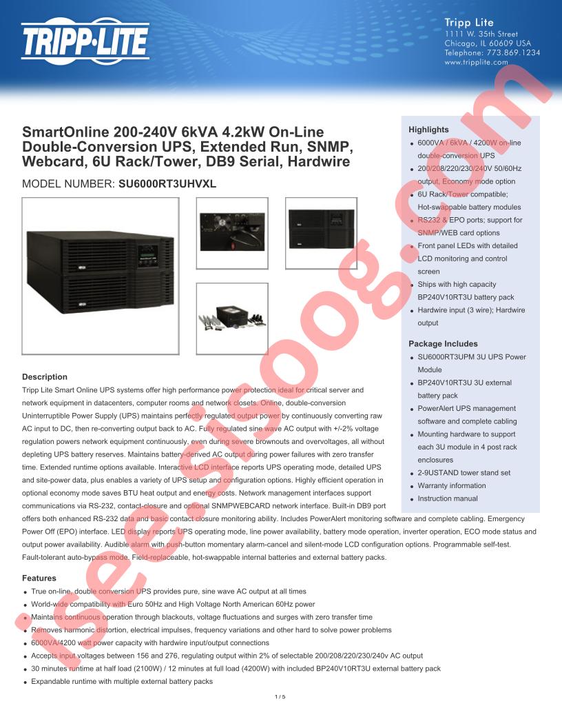 SU6000RT3UHVXL