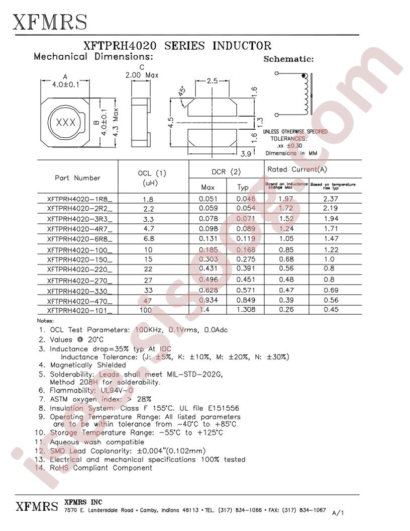 XFTPRH4020-150