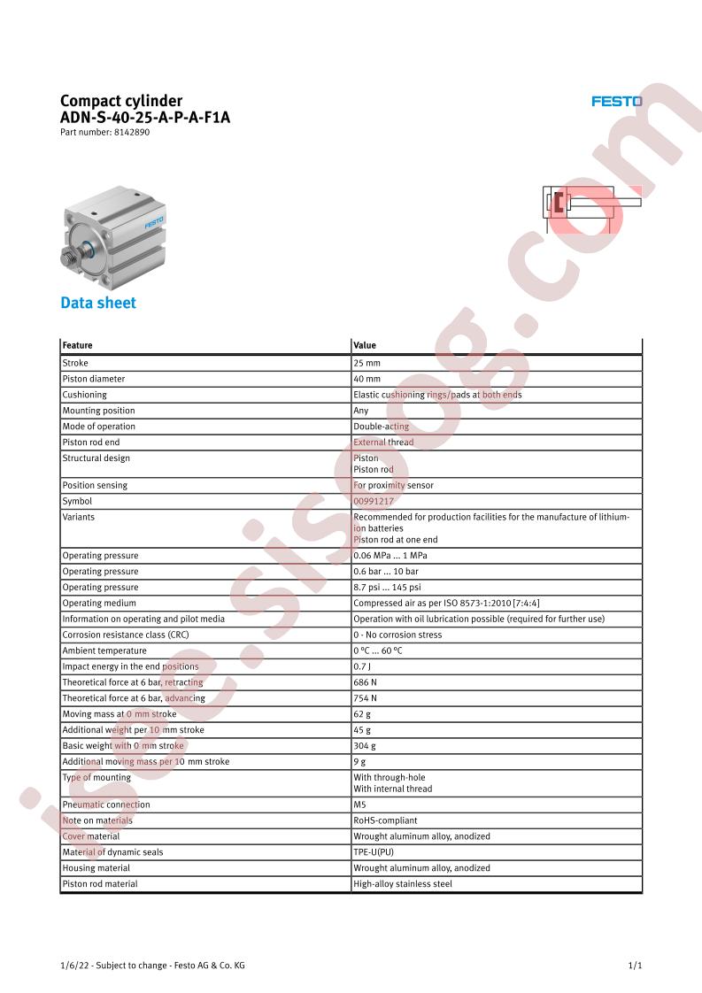 ADN-S-40-25-A-P-A-F1A