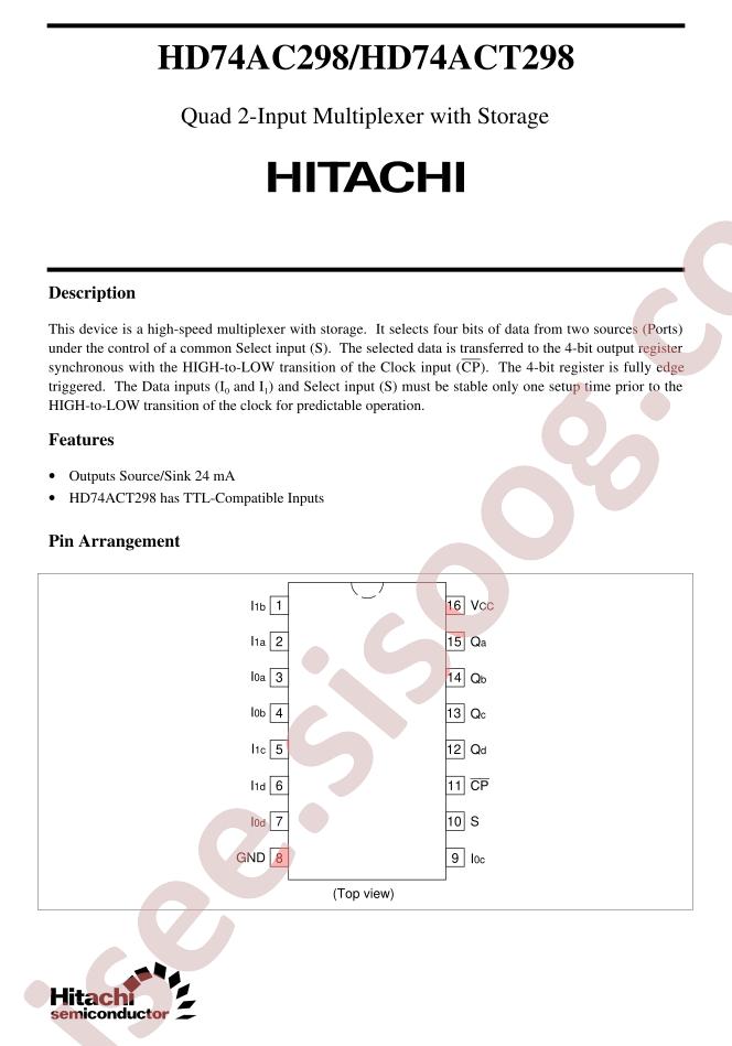HD74AC298