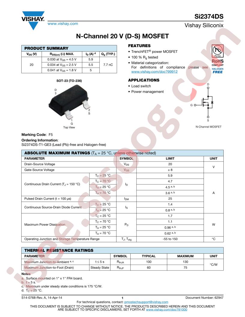 SI2374DS