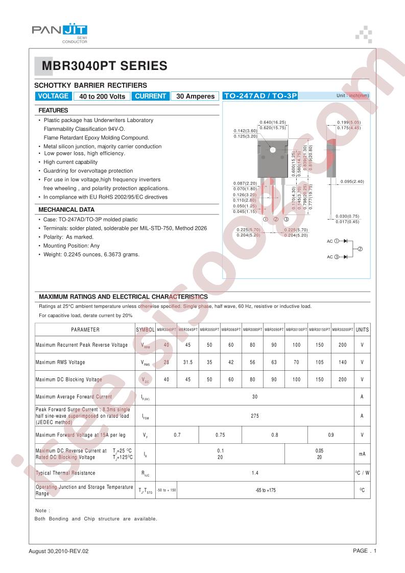 MBR3040PT
