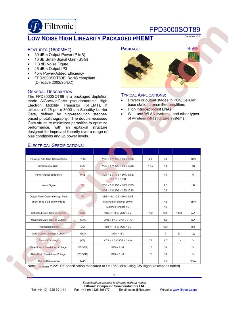 FPD3000SOT89E