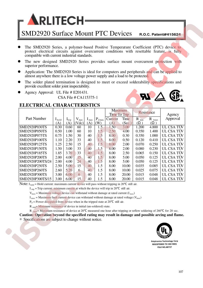 SMD2920P030TS