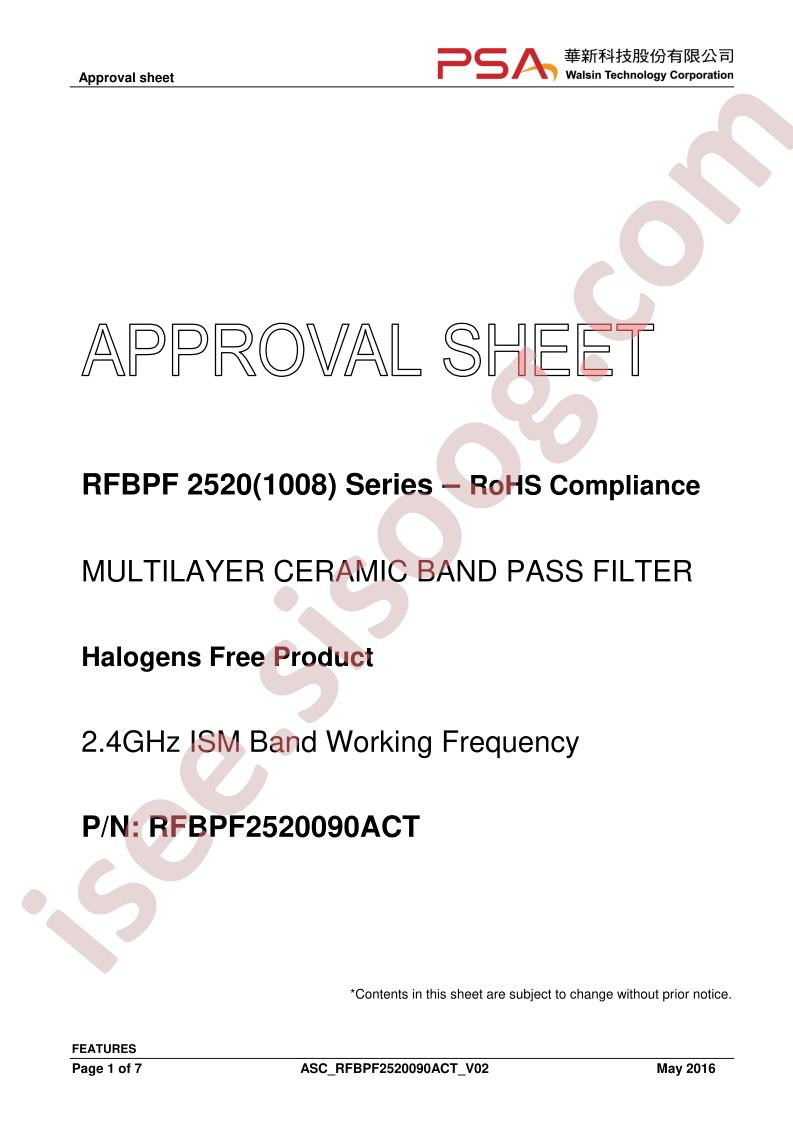 RFBPF2520091ACT