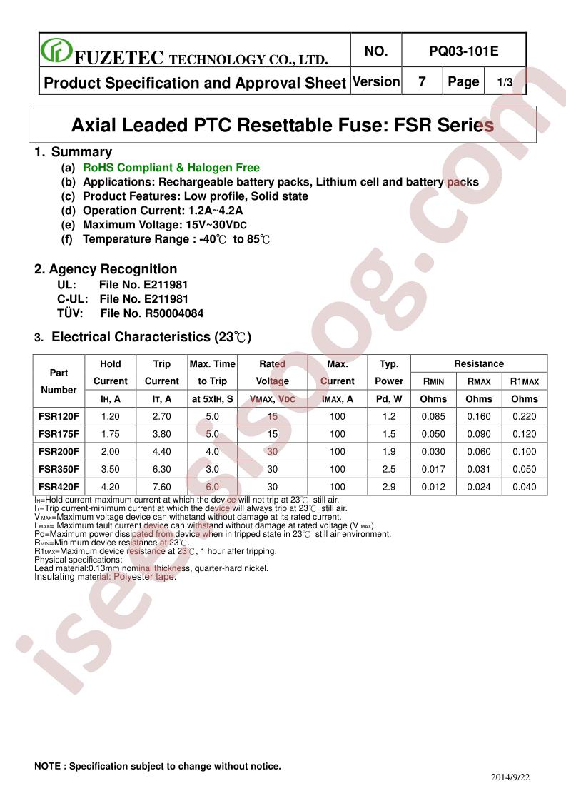 FSR420F