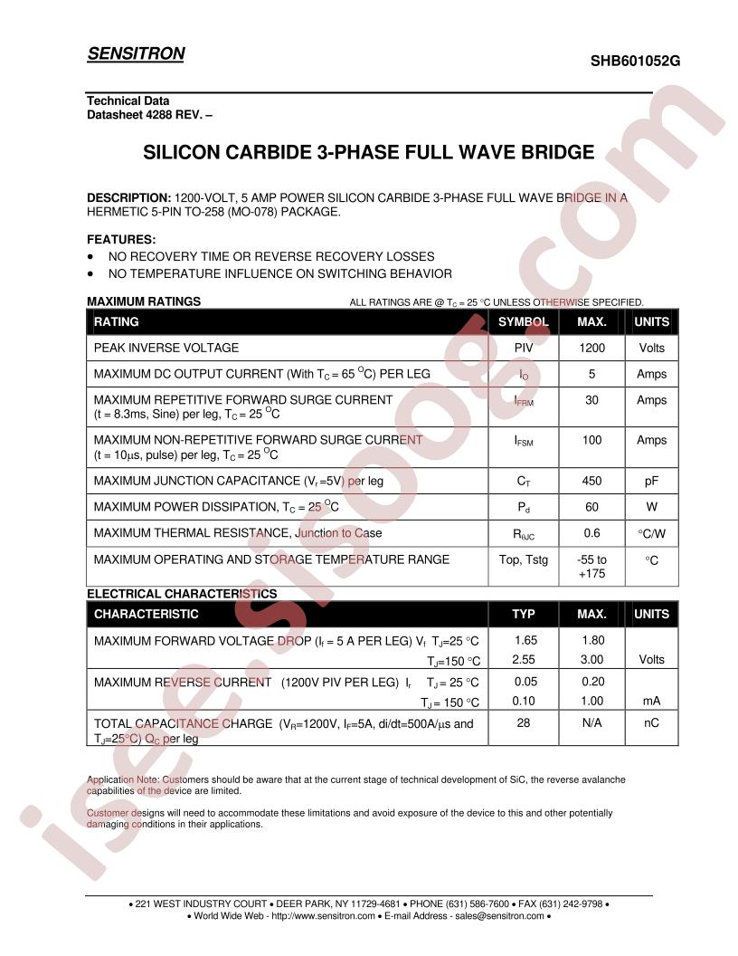SHB601052G
