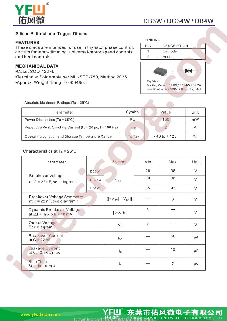 DB3W-SOD123FL