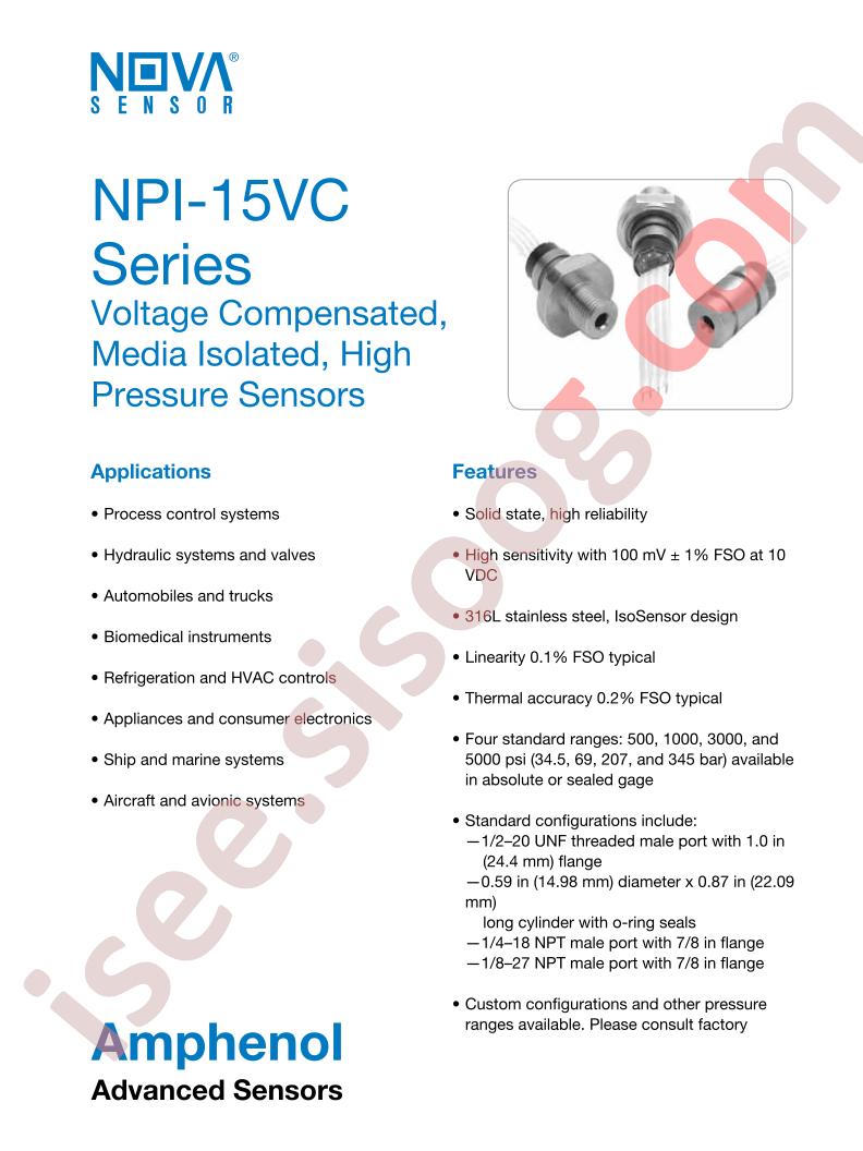 NPI-15H-500-S-V