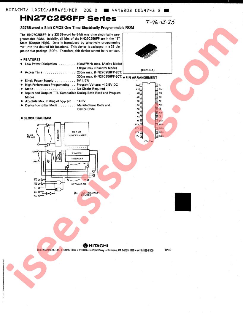 HN27C256FP