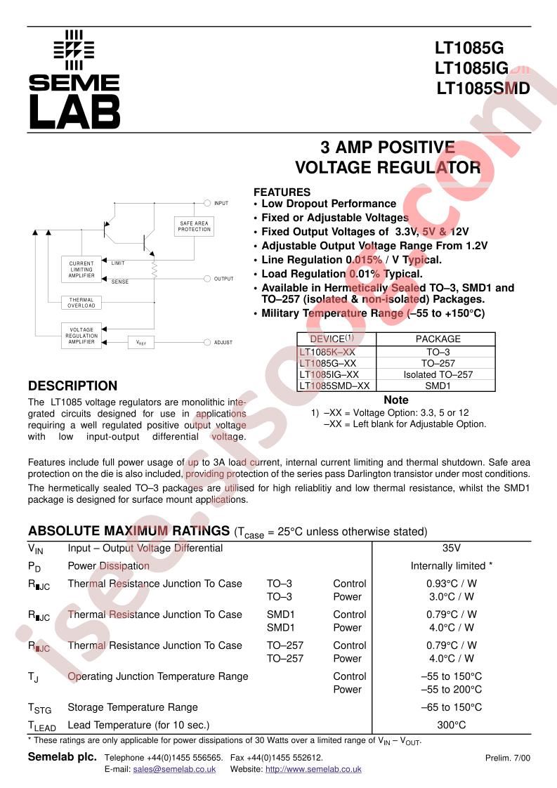 LT1085IG-12
