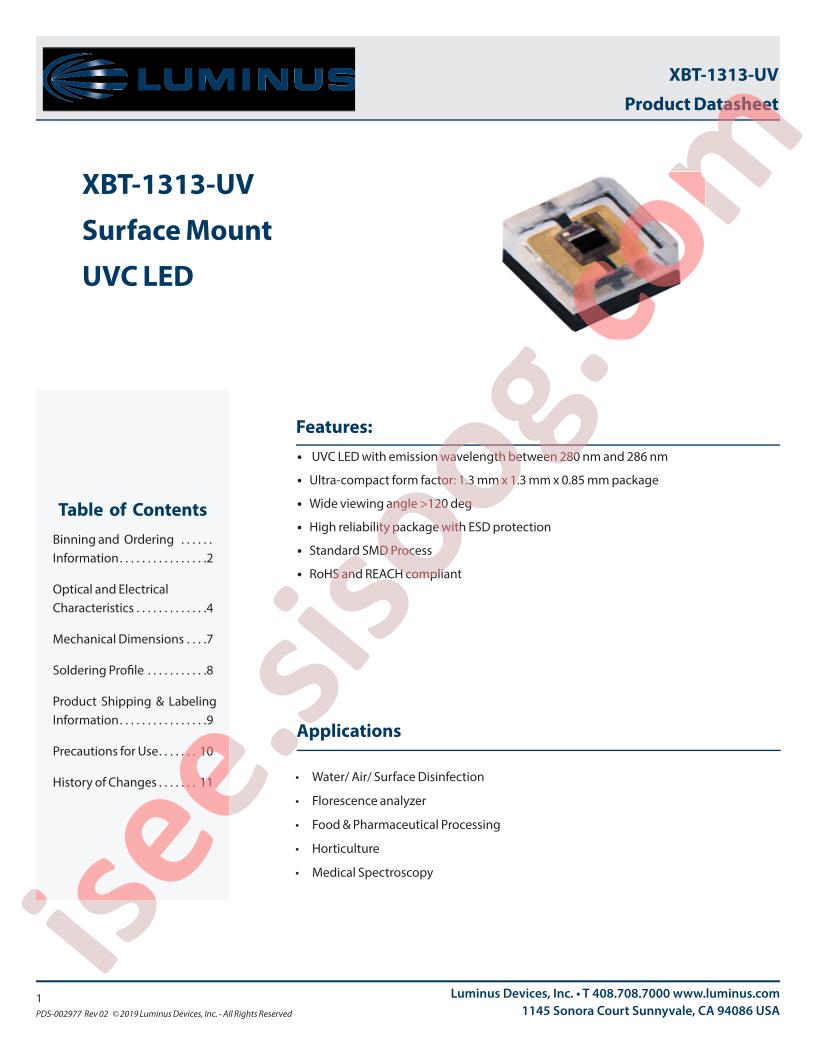 XBT-1313-UV-A130-AA280-00