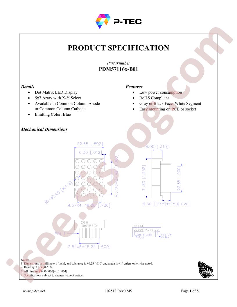 PDM57116X-B01