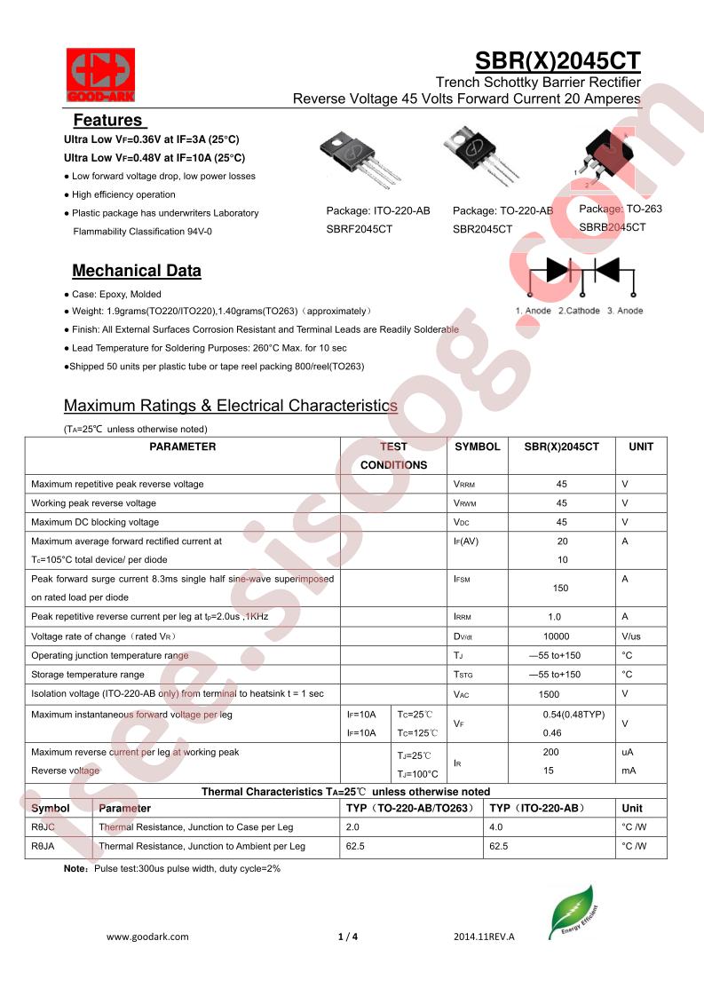 SBRX2045CT