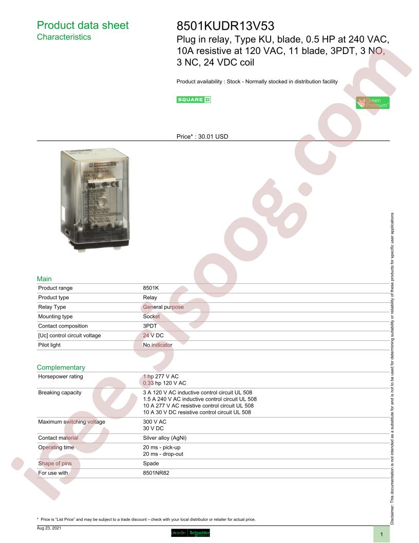8501KUDR13V53