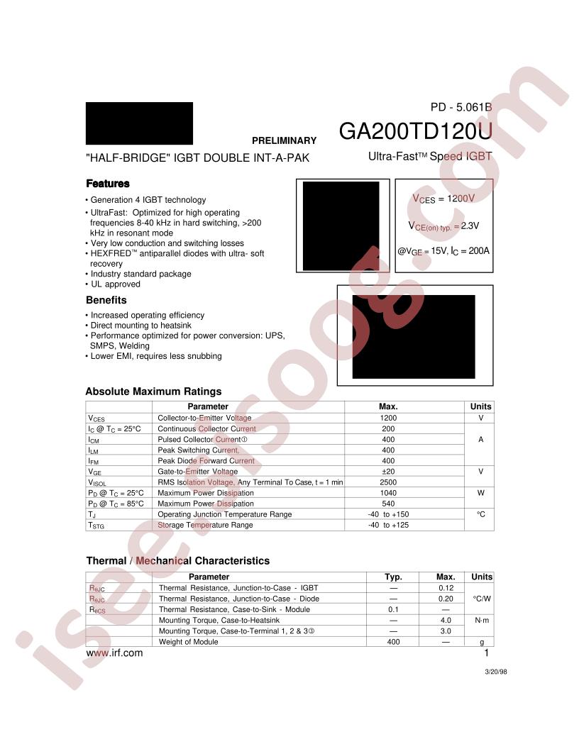 GA200TD120U