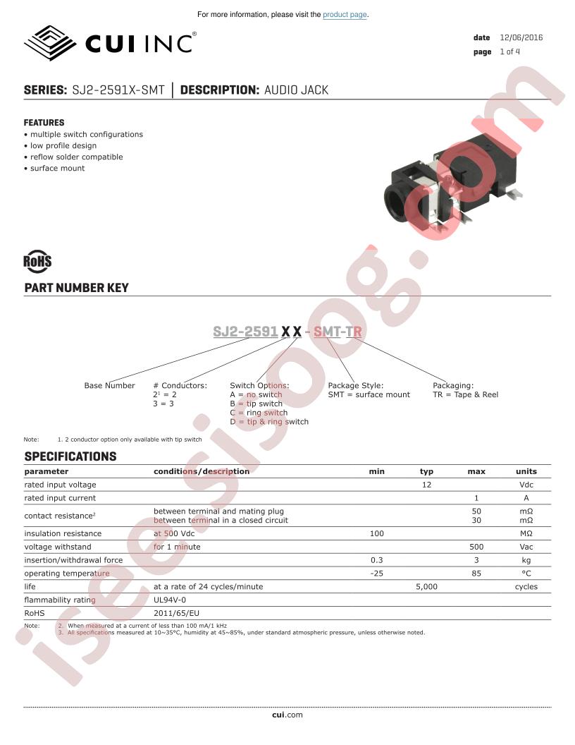 SJ2-25912B-SMT