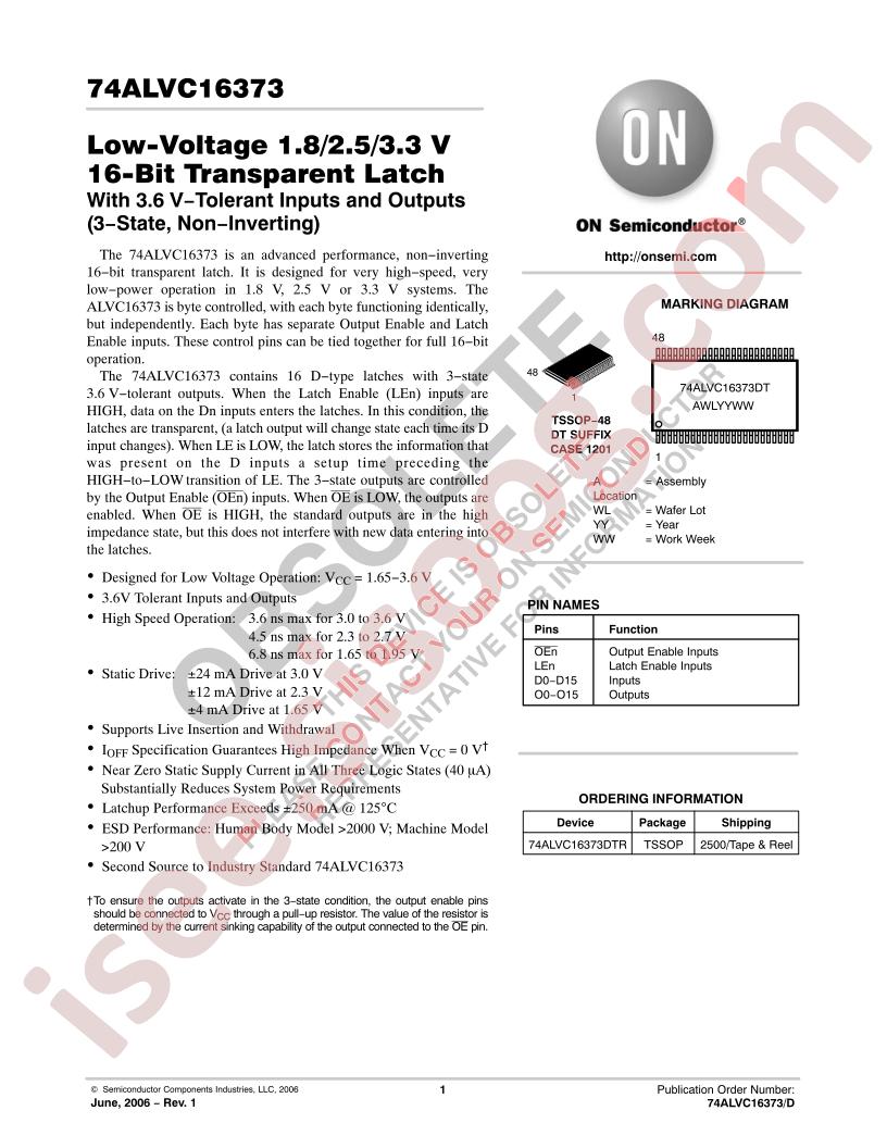 74ALVC16373