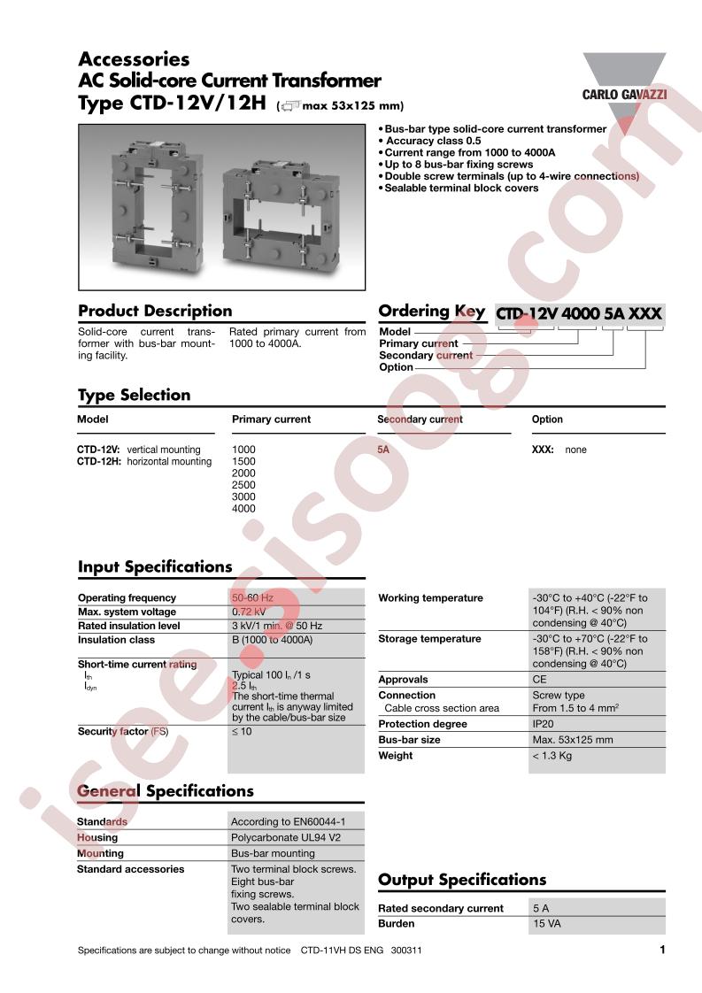 CTD-12V40001AXXX