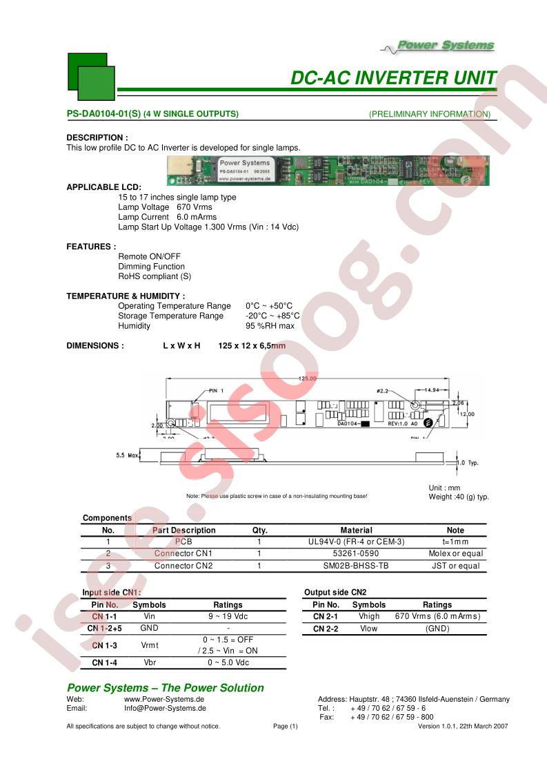 PS-DA0104-01