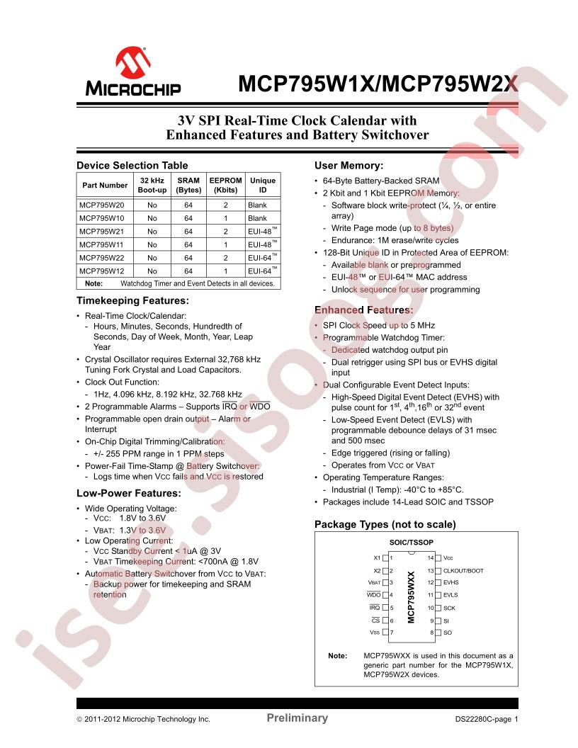 MCP795W10