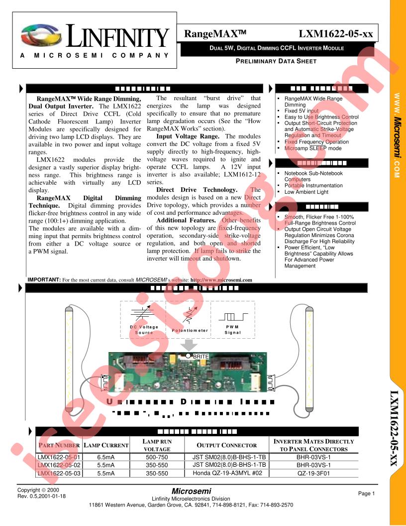 LMX1622-05-03