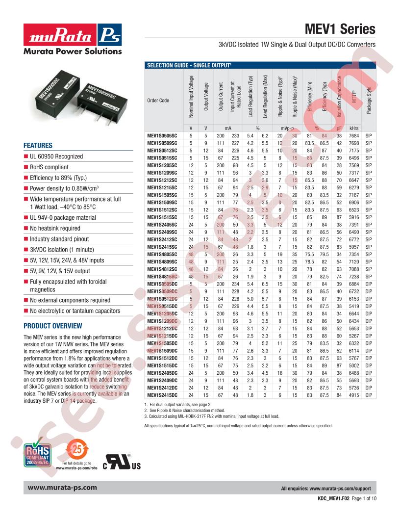 MEV1S0505SC