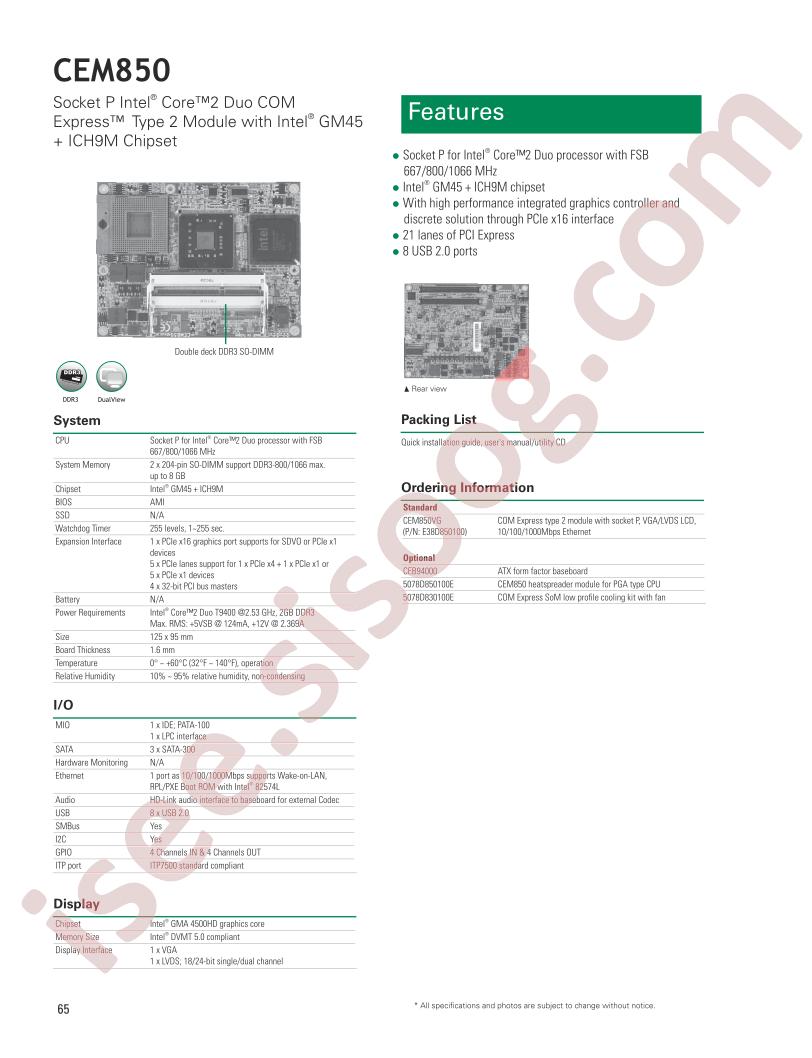 CEM850
