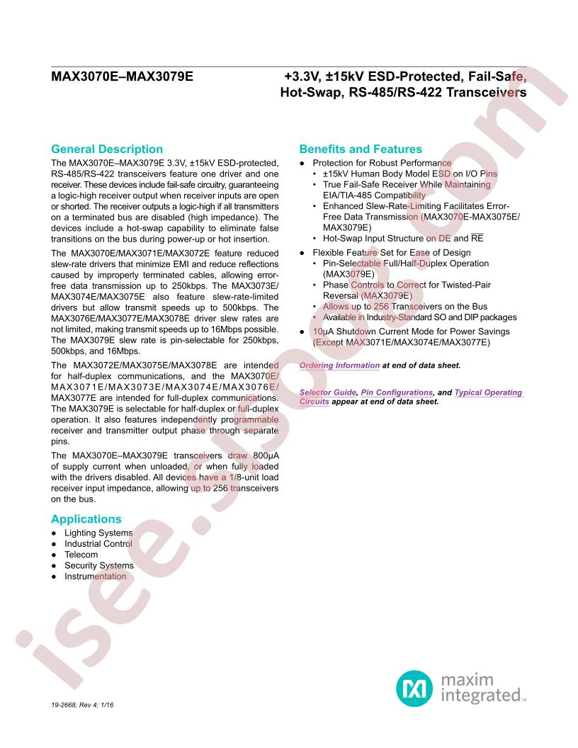 MAX3070E