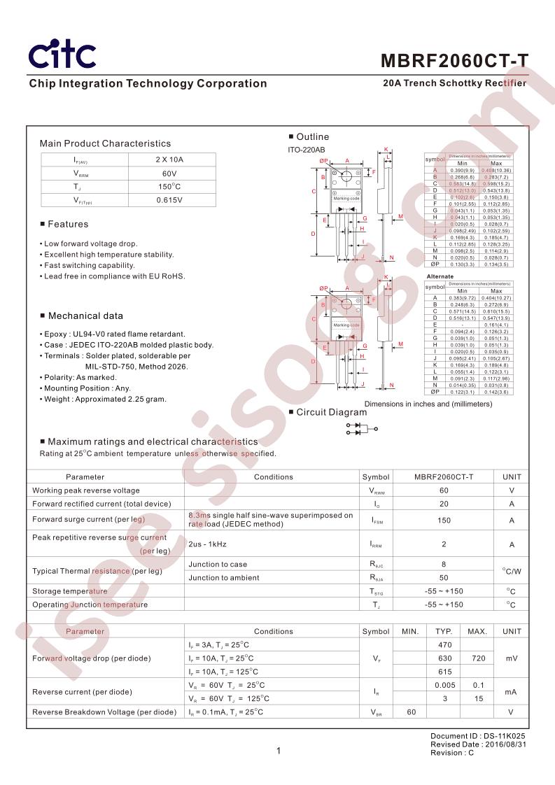 MBRF2060CT-T