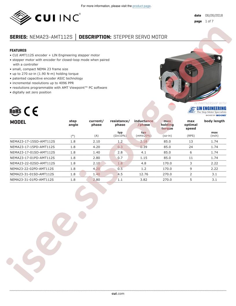 NEMA23-AMT112S