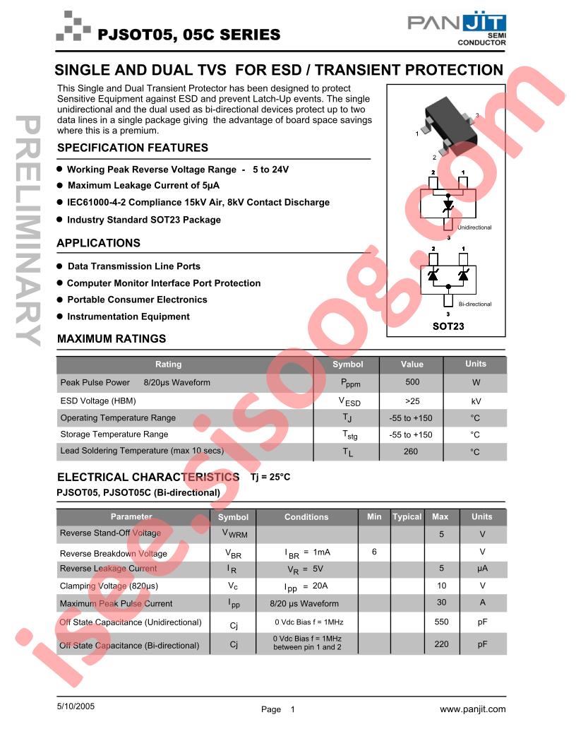 PJSOT05C