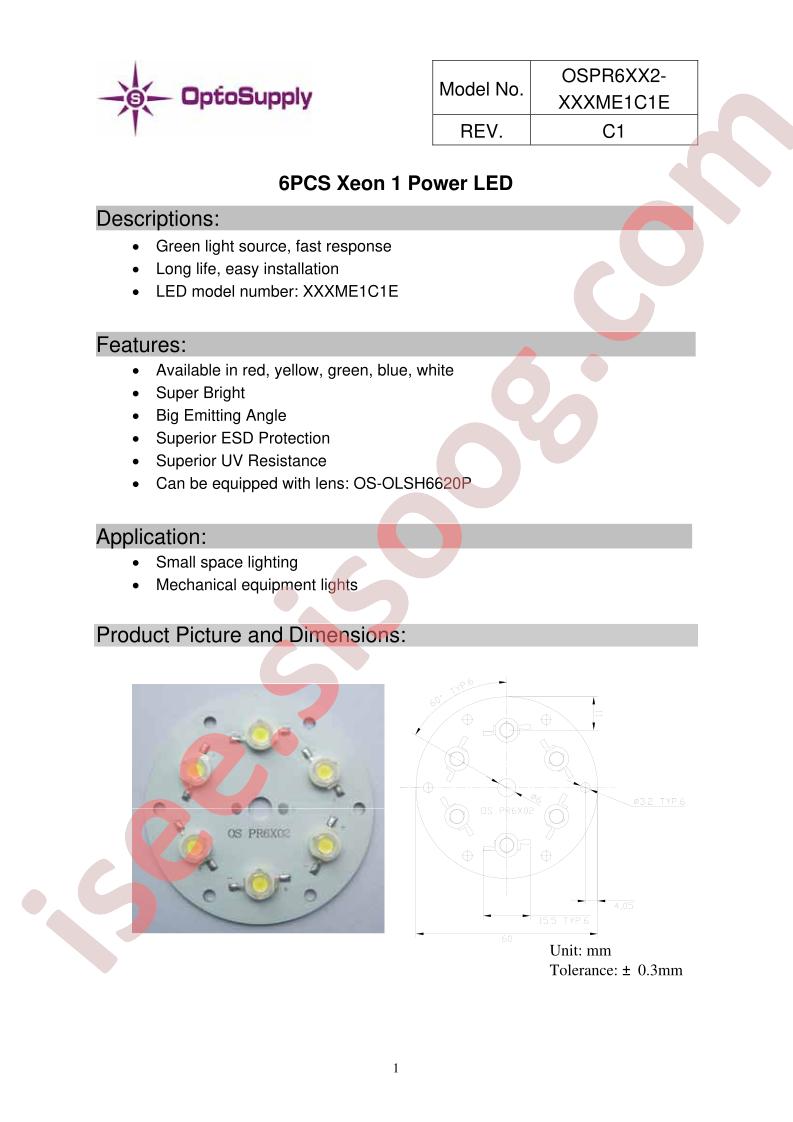 OSPR6XX2-R5XME1C1E