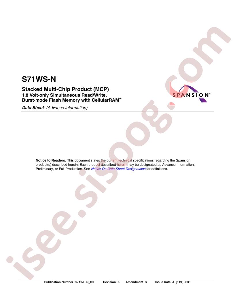 S71WS256NC0BFWYP3