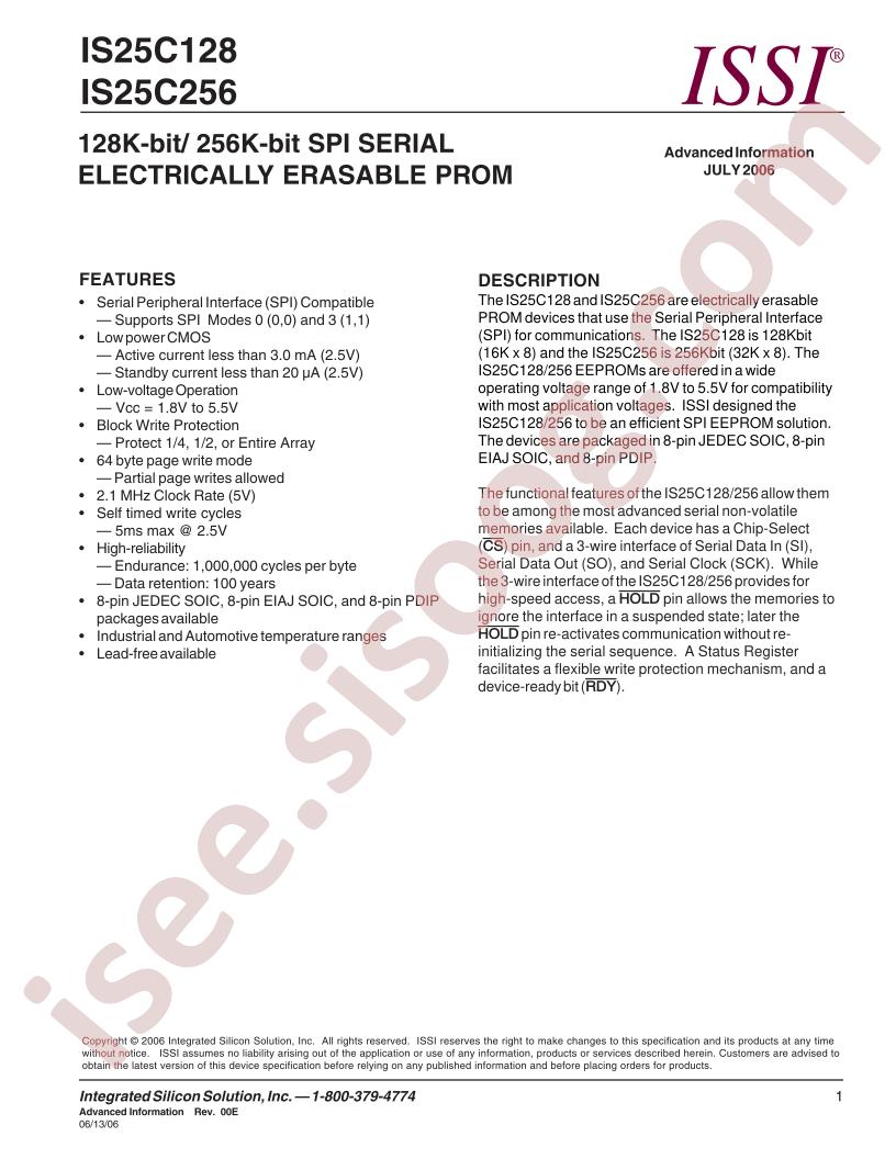 IS25C128-2PLI