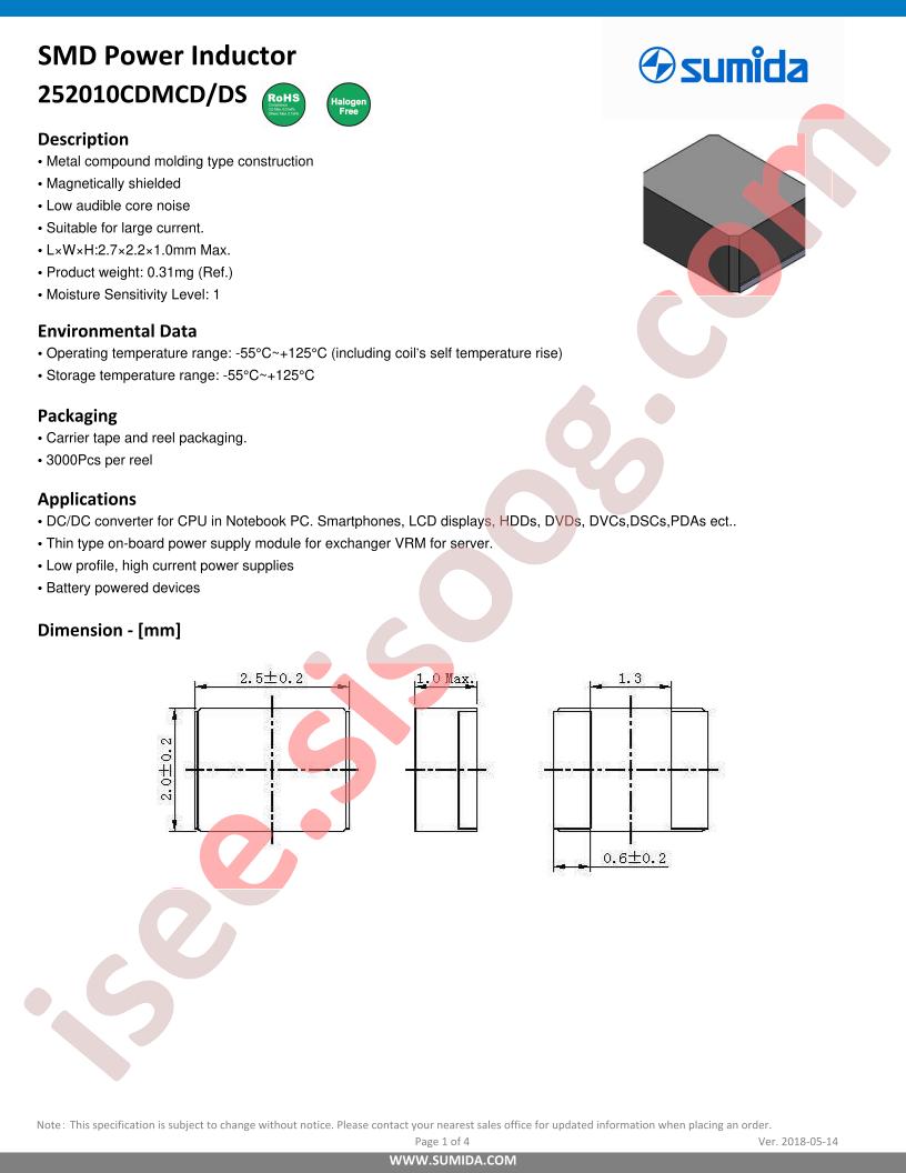 252010CDMCDDS-R47MC