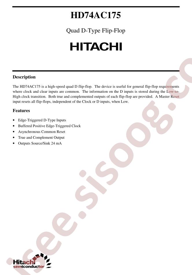 HD74AC175