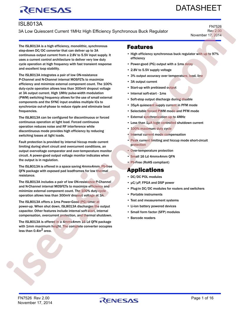 ISL8013A