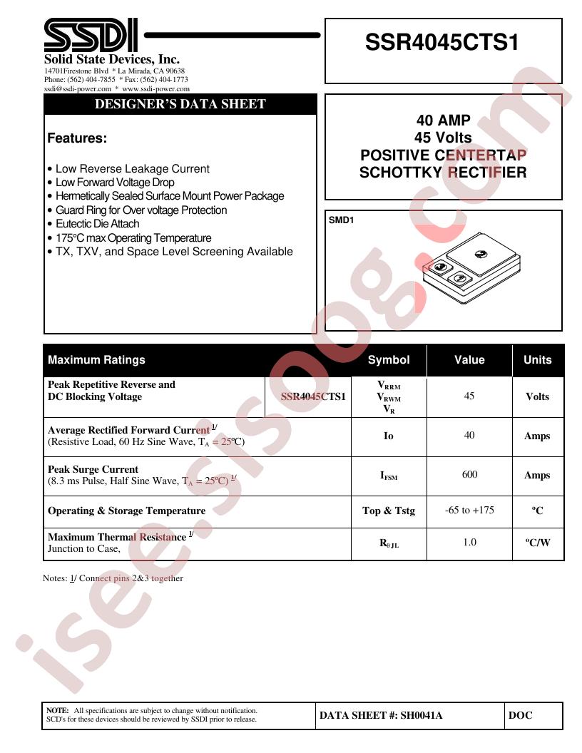 SSR4045CTS1