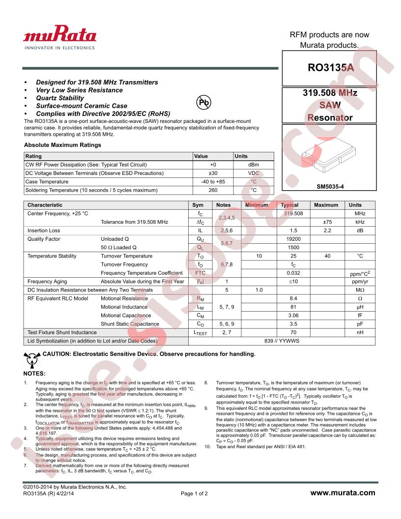 RO3135A