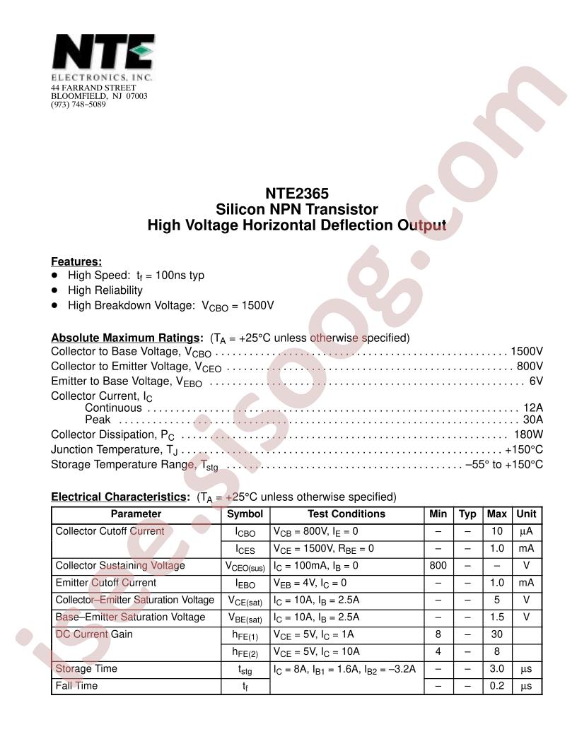 NTE2365