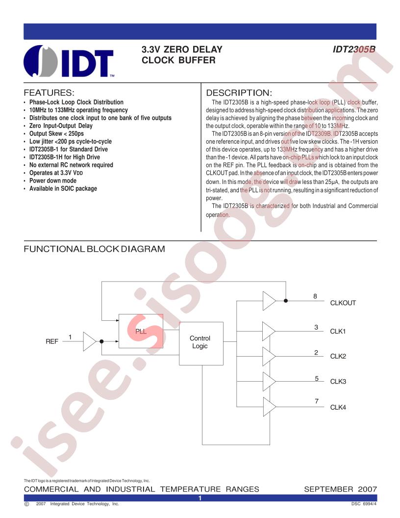 IDT2305B-1HDCG