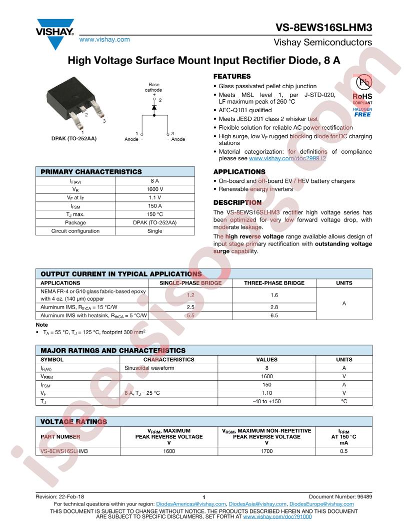 VS-8EWS16SLHM3