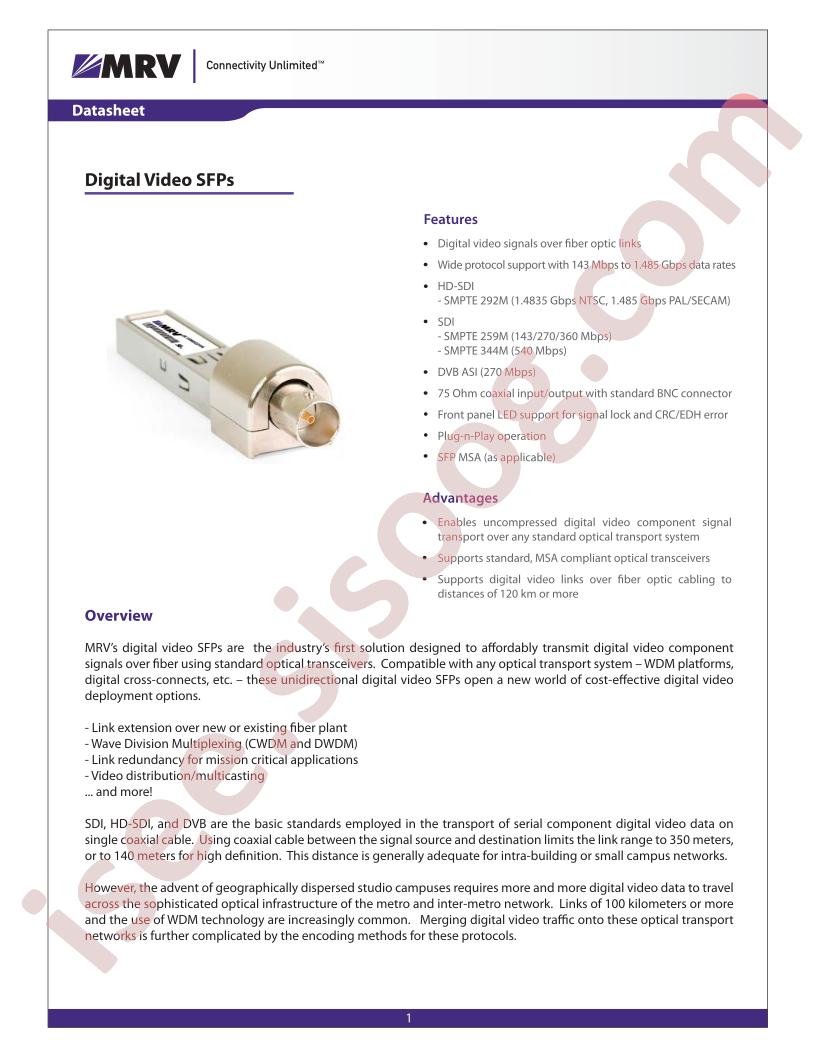 SFP-3654-SDI-TX