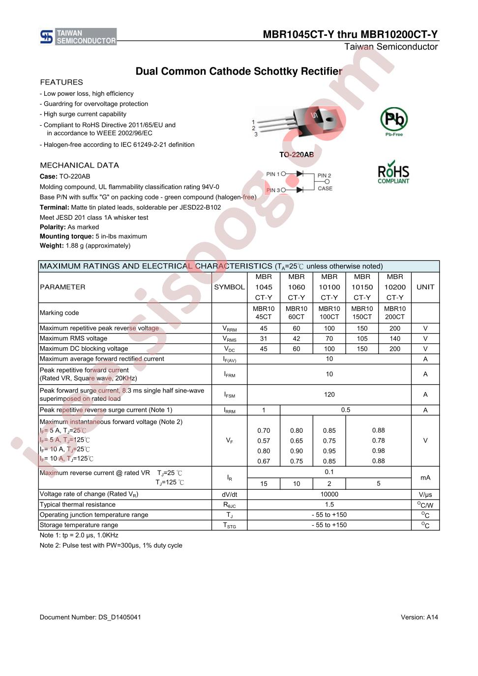 MBR1045C-Y
