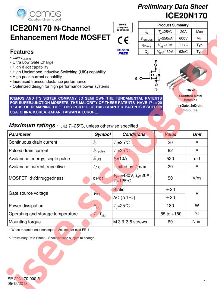 ICE20N170